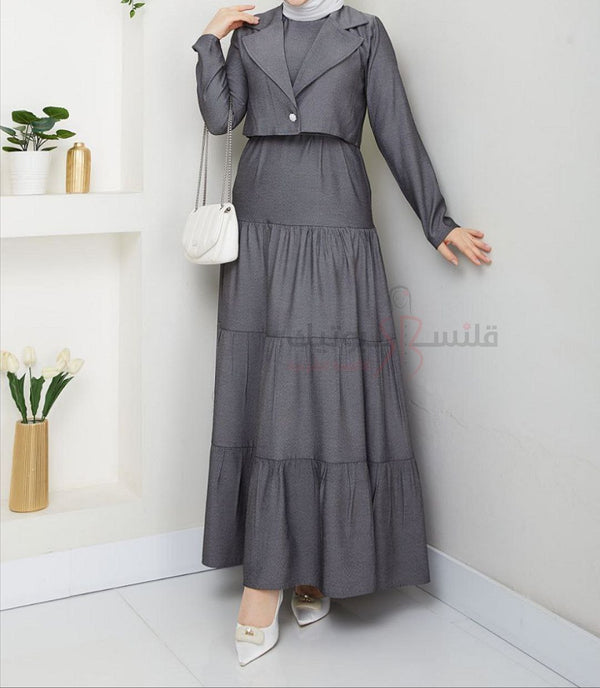 فستان قطعتين هادي