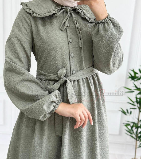 فستان بألوان خريفية